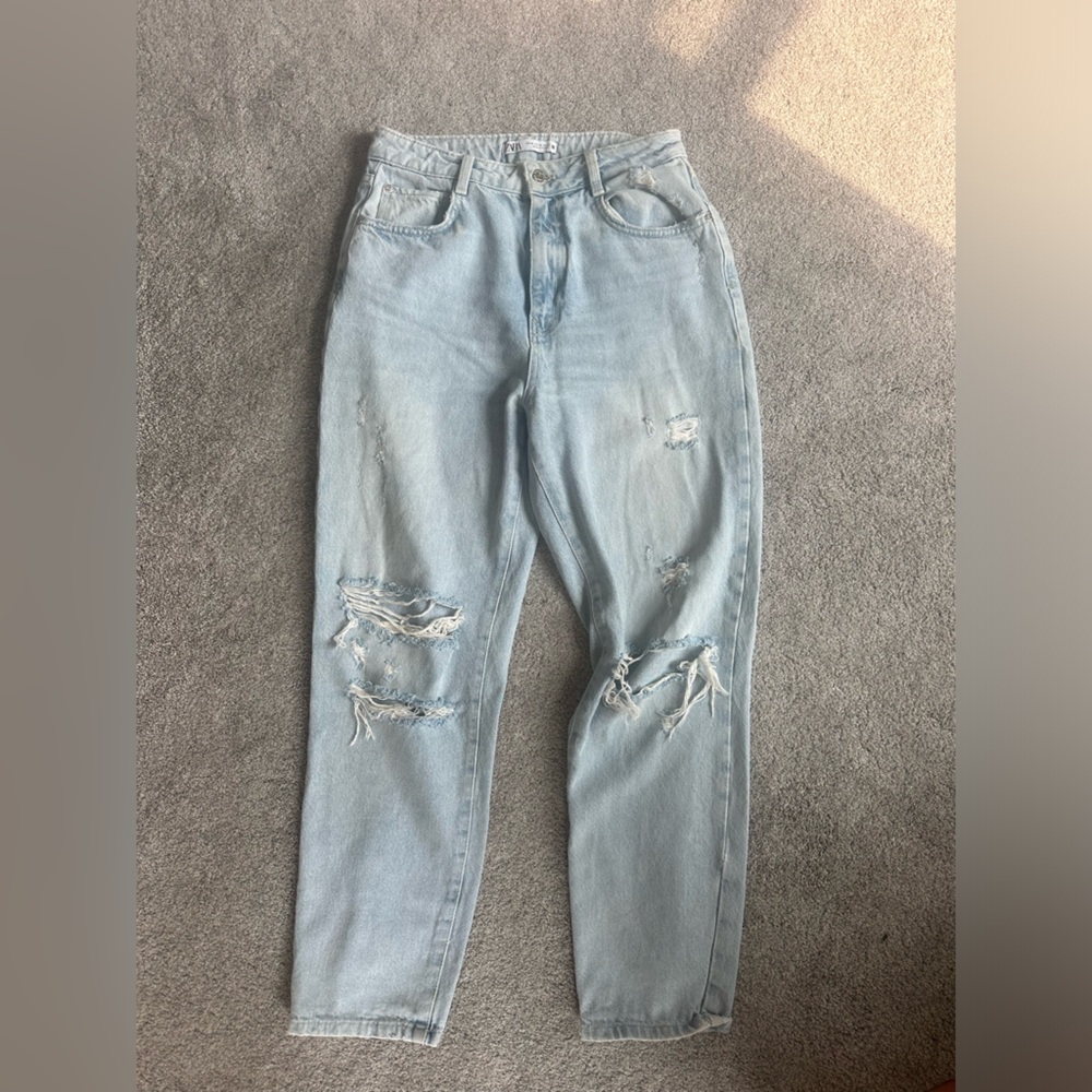 Zara Light Blue Denim Jeans